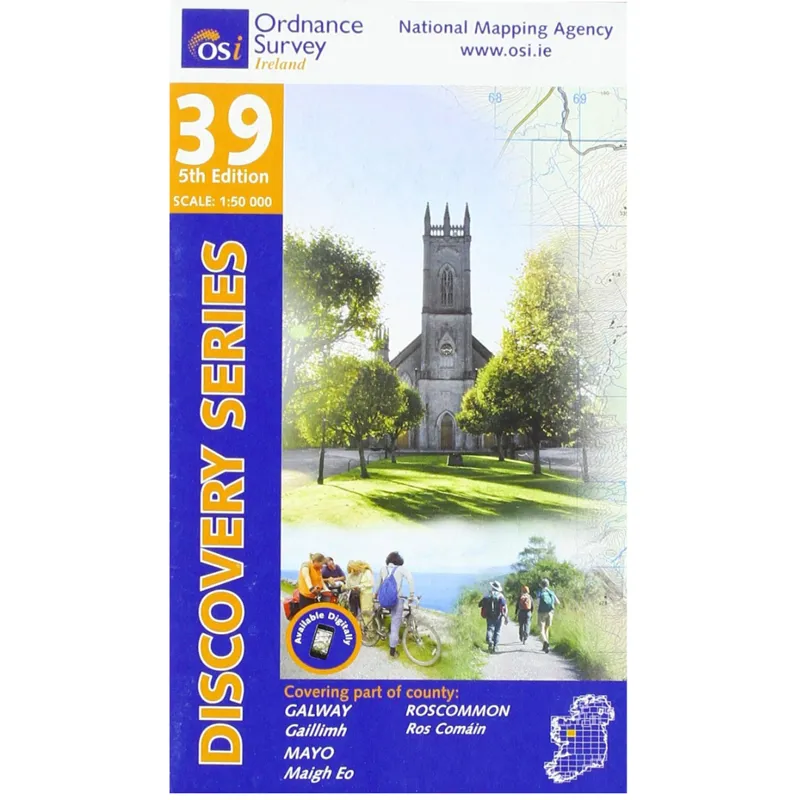OSI Discovery Series Sheet 39 Lamfold Galway Roscommon Mayo 5th Edition 2018